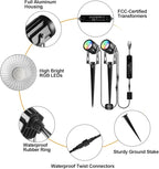 Outdoor Landscape Lighting, 6 Pack RGB Outdoor Spot Lights - Image 2