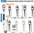 ALOVECO Low Voltage Landscape Lights, 6 Pack LED Spot Lights Outdoor - Image 7