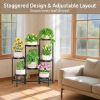 LASZOLA 7 Tiered Folding Plant Stand Indoor - Image 7