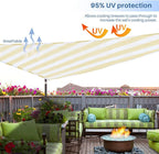 E&K Sunrise 21' x 21' x 21' Sun Shade Sail Triangle Canopy Shade Cover UV Block - Image 5