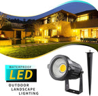 LED Landscape Lights, 5W 120V AC Outdoor Pathway Garden Yard Spotlight - Image 3