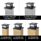 Dynaming 8 Pack Solar Post Cap Lights Outdoor - Image 7