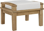Modway EEI-1152-NAT-WHI-SET Marina Premium Grade A Teak Wood Outdoor Patio - Image 5
