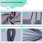 YUCAN Hammock Chair Stand with Hanging Swing Chair Included, Weather Resistant - Image 5