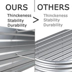 12x4x1.5ft Galvanized Raised Garden Bed, Outdoor Planter Box Metal Patio Kit - Image 4