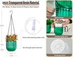 Melphoe 2 Pack Self Watering Hanging Planters Indoor Flower Pots, 5.3 Inch - Image 5
