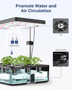 iDOO Hydroponics Growing System Kit 12Pods, Indoor Herb Garden System, - Image 7