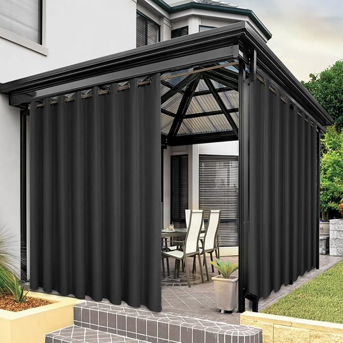 BONZER Waterproof Indoor/Outdoor Curtains by Bonzer