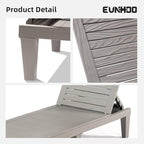 Outdoor Lounge Chaise, Adjustable Pool Lounge Chairs - Image 6