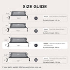 Bedsure Outdoor Elevated Dog Bed Large Sized Dog, Portable Indoor & Outdoor - Image 5