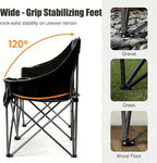 EMERIT Oversized Fully Padded Camping Chair, Heavy Duty 650LB Folding Camping - Image 4