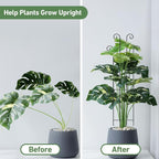 32.6in Tall Plant Trellis Indoor, Metal Garden Trellis - Image 3