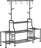 GIOTORENT 3-Tier Tall Metal Plant Stand Indoor Outdoor - Image 7