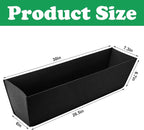 Adnee 4 Pcs 30 Inch Fabric Plant Window Box Liners-Rectangular Non-Woven - Image 2