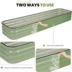 5-in-1 Adjustable Raised Garden Bed Kit | Galvanized Planter Boxes - Image 8