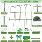 Cucumber Trellis for Raised Bed, Garden Arch Trellis for Climbing Plants Outdoor - Image 2