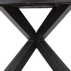Merax Outdoor Dining Table, Modern Industrial Style Patio Dining Table - Image 7