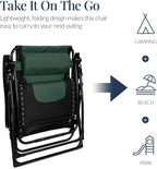Best Choice Products Oversized Padded Zero Gravity Chair, Folding Outdoor Patio - Image 7