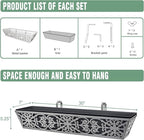 4 Pack 30 Inch Window Boxes Planter - Image 7