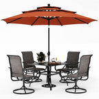 PHI VILLA Patio Table and Chairs Dining Set by PHIVILLAThepioneerofcomfortablehouseholdsupplies
