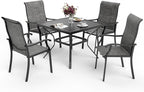 Pamapic 5-Piece Outdoor Dining Set, Patio Dining Set by Pamapic