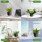 Planters for Indoor Plants, 8/7/6.5/6/5.5/5 Inch Self Watering Plant Planters - Image 7