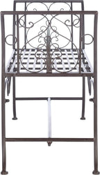 Safavieh PAT5016B Outdoor Collection Adina Rustic Brown Wrought Iron 51-inch - Image 4