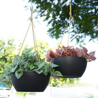 13 Inch 2 Pack Large Hanging Planters - Image 3