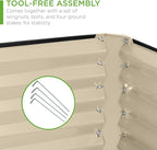 Best Choice Products 6x3x2ft Outdoor Metal Raised Garden Bed, Deep Root Box - Image 5