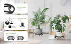 Zhongma 2 Pack 11.8" Fully Assembled Sturdy Potted Plant Stand Flower Pot - Image 6