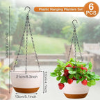 Mumufy 6 Pcs 8 Inch Hanging Planter - Image 2