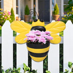 Metal Wall Planter Bee Wall Mounted Planters Small Flower Pot - Image 8