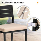 Crestlive Products Outdoor Bar Table and Chairs Set, 3 Piece Outside Patio Bar - Image 3