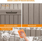 46 Gallon Outdoor Deck Box, Lockable Waterproof Outdoor Storage Boxes - Image 7