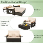 Tangkula Patio Rattan Daybed - Image 6