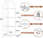 Crofy Foldable 4 Tier Corner Shelf, Metal Corner Plant Stand - Image 3