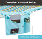 Outdoor Double Hammock with Hardwood Spreader Bars, Large Rope Hammock with - Image 4