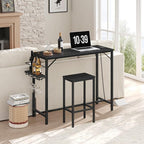 Bar Table, 35.4-Inch Counter Height Pub Table by MAHANCRIS