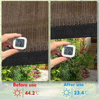 EMERIT 90% Shade Cloth Sun Shade Fabric Privacy Screen Shade Cover - Image 4