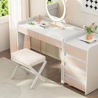 Foldable Foot Stool Ottoman, Modern Foot Rest - Image 2