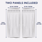 PureFit Outdoor Curtains for Patio Waterproof Weatherproof, UV Resistant - Image 6