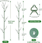12 Pack Plant Support Stakes, Plant Stakes - Image 2