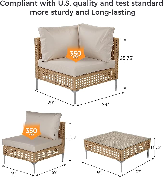 Grand patio 10-Piece Patio Furniture Set - Image 7