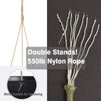 13 Inch 2 Pack Large Hanging Planters - Image 5