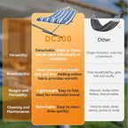 2 Person Outdoor Hammock with Stand, Cotton Rope Hammock with Polyester Pad - Image 9