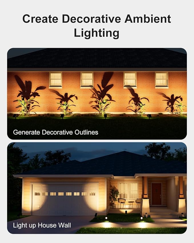 2 Pack Solar Spotlights Outdoor Waterproof - Image 5