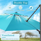 HOTEEL10x10ft Patio Umbrella Cantilever Umbrellas - Image 3