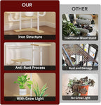 Corner Plant Stand with Grow Light - Image 7