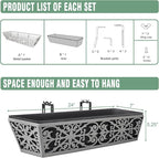6 Pack 24 Inch Window Boxes Planter - Image 7