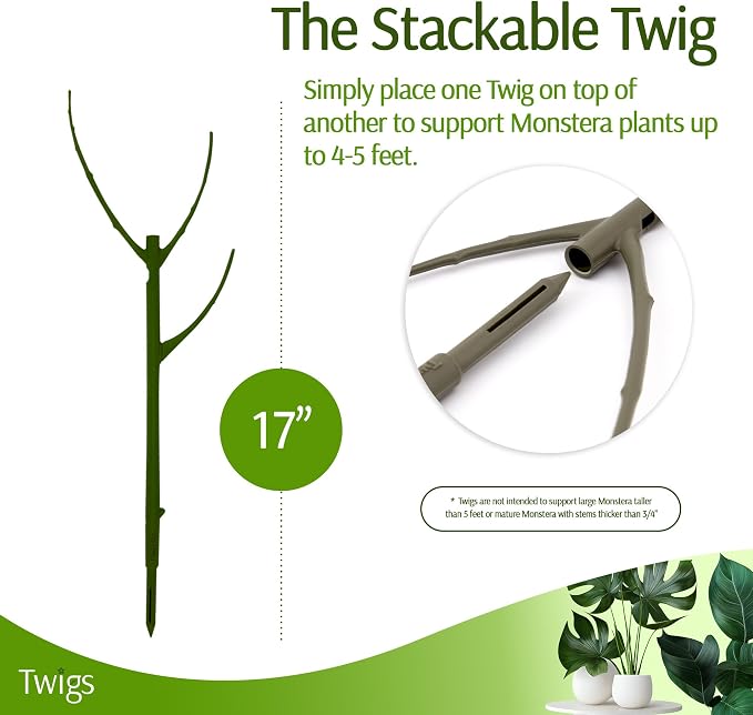 Stackable Monstera Plant Support Stakes, Climbing Support - Image 4